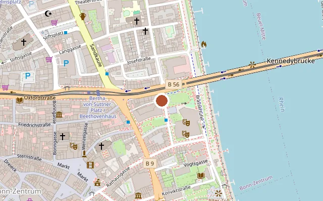 Karte mit der Lage von 3 Raum Wohnung
