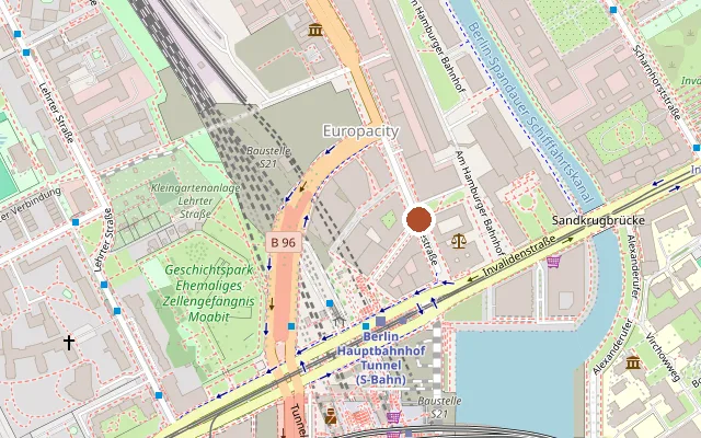 Karte mit der Lage von Amano Grande Central