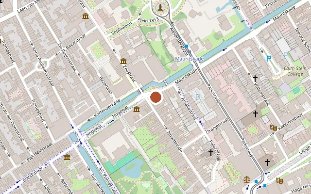 Karte mit der Lage von COC Café