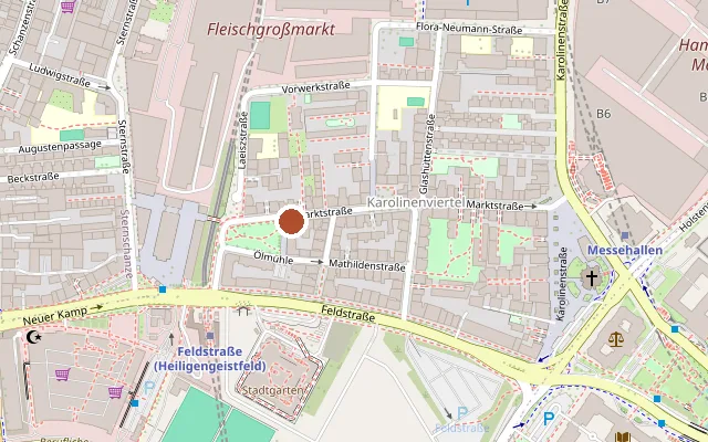 Karte mit der Lage von hinterconti