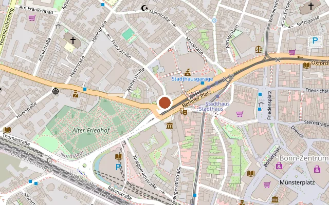 Karte mit der Lage von N8schicht