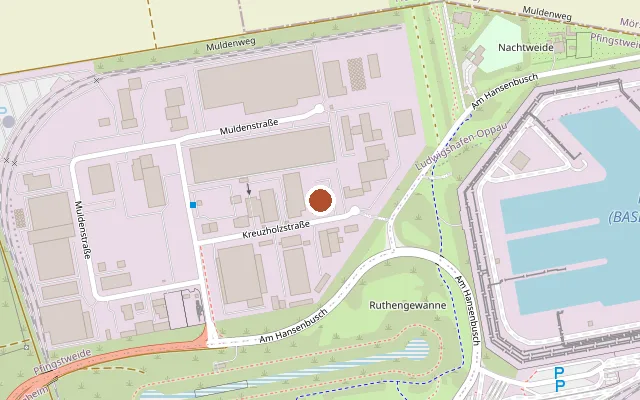 Karte mit der Lage von Planet X Erotikstore