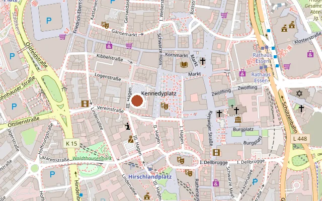 Karte mit der Lage von Temple Bar
