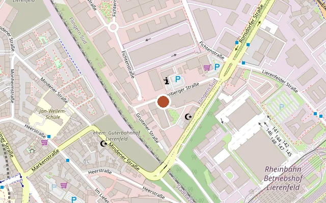 Karte mit der Lage von Tor3
