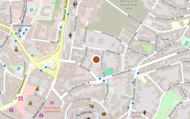 Map showing where Aidshilfe MK e.V. is
