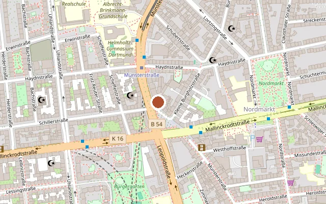 Map showing where All Around AIDS e.V. is