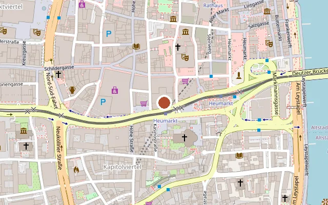 Map showing where Amadeus is