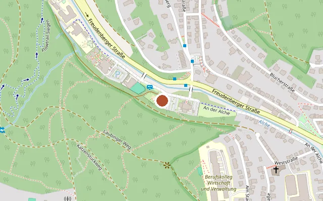 Map showing where andersROOM is