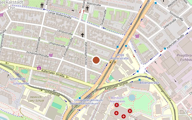Map showing where Anwaltskanzlei Andreas Graf is