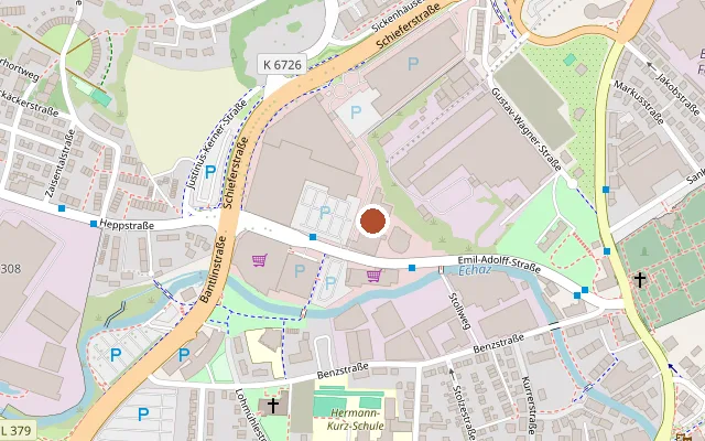 Map showing where Area 14 is