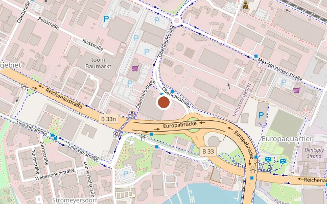 Map showing where Belladonna – Frauen & Kultur is