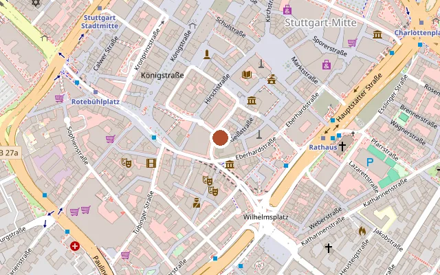 Map showing where Blue Box is