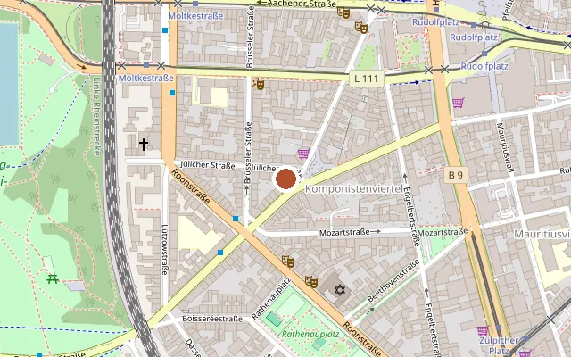 Map showing where Central is
