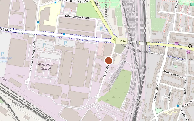 Map showing where Centrum Schwule Geschichte is