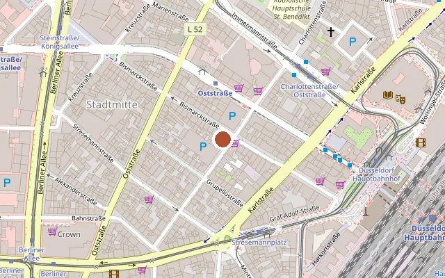 Map showing where Comeback is