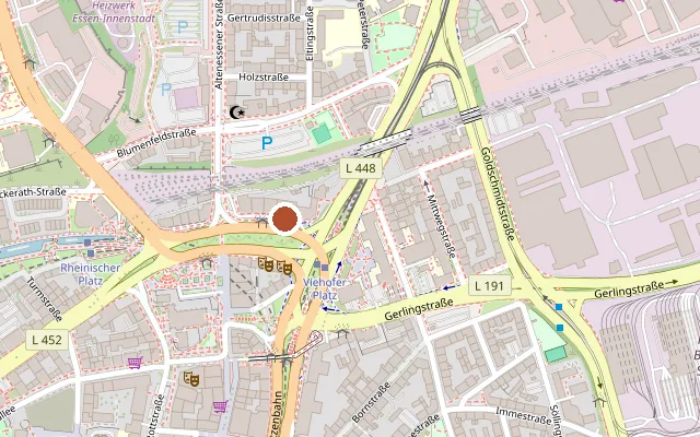 Map showing where Dampflock is