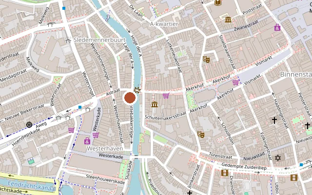 Map showing where Dorothy's Dragbar is