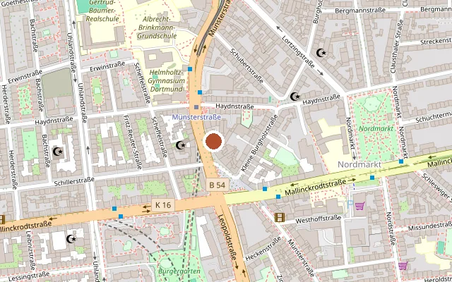 Map showing where Dr. med Andreas Bellmunt Zschäpe is