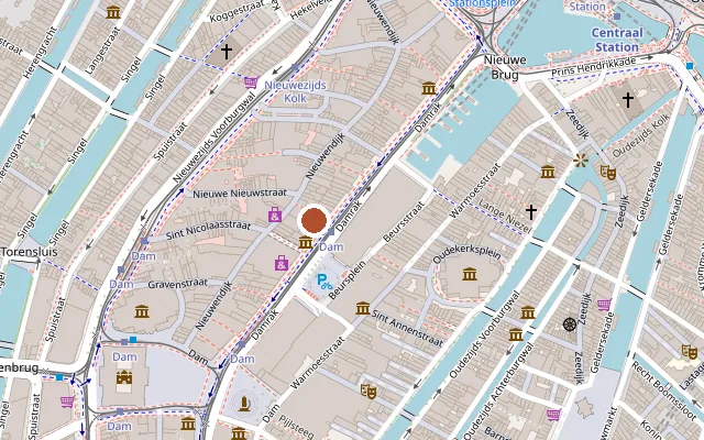 Map showing where Drake's Cruising is