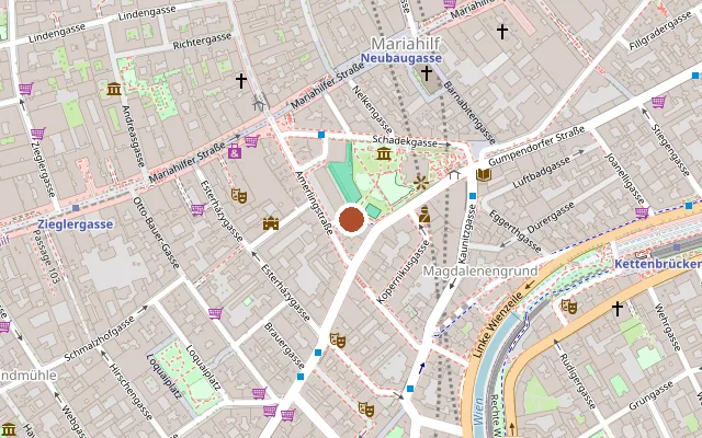 Map showing where EAGLE Vienna is