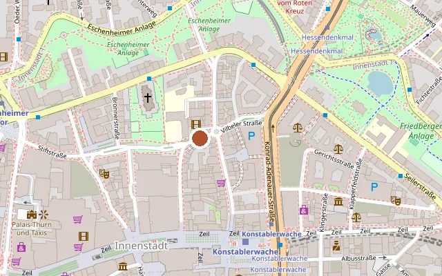Map showing where Ermis is