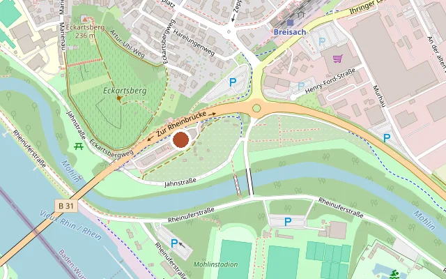 Map showing where Erotic Kino ohne Grenzen is