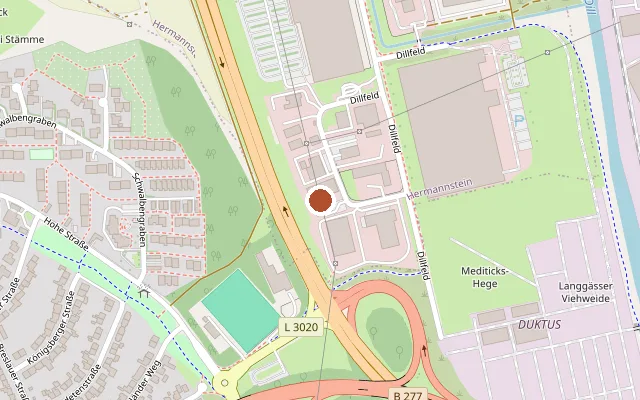 Map showing where Event Werkstatt Wetzlar is