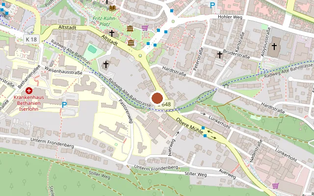 Map showing where Fornica is