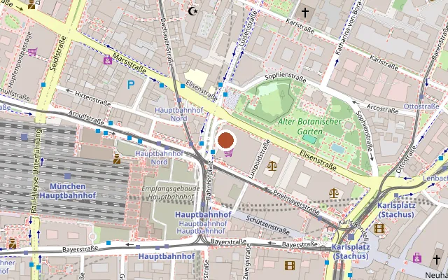 Map showing where High Jinks is