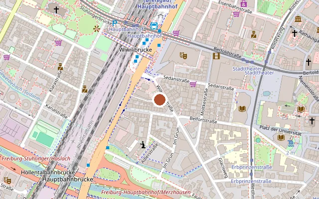 Map showing where josfritz is