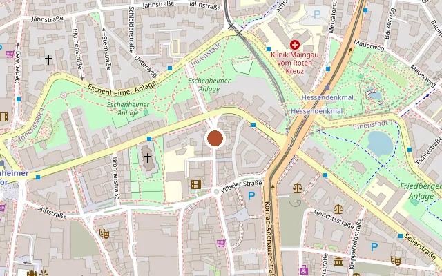 Map showing where KISS is