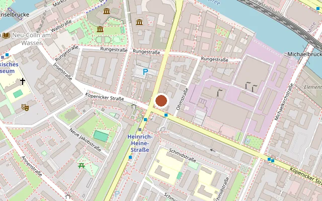 Map showing where KitKatClub is