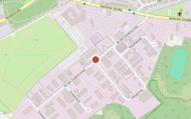 Map showing where Kulturrevier Zeche Radbod is