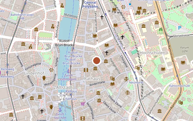 Map showing where Kweer Bar is