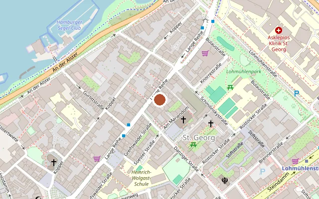 Map showing where Kyti Voo is