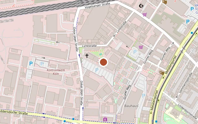 Map showing where Lichterfeld is