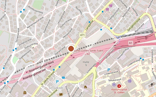 Map showing where Mann-o-Mann is