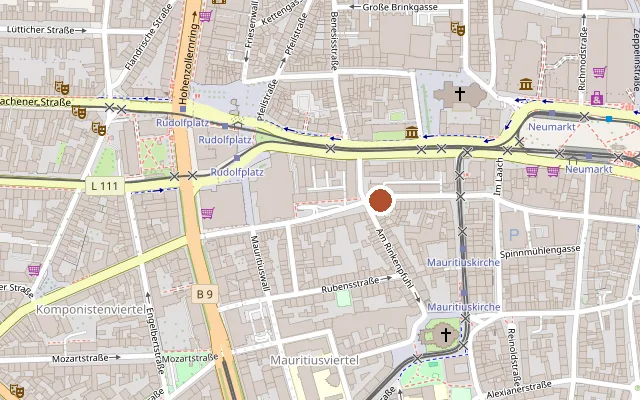 Map showing where Marsil is
