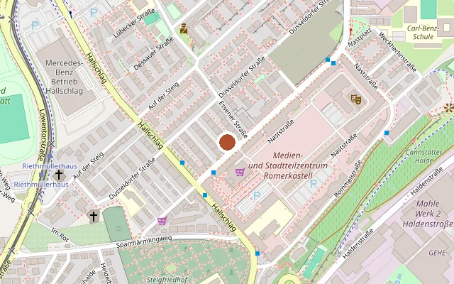 Map showing where Mission TRANS* e. V. Stuttgart is