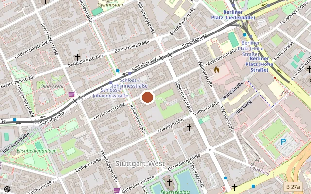 Map showing where Musiktherapie und Coaching is