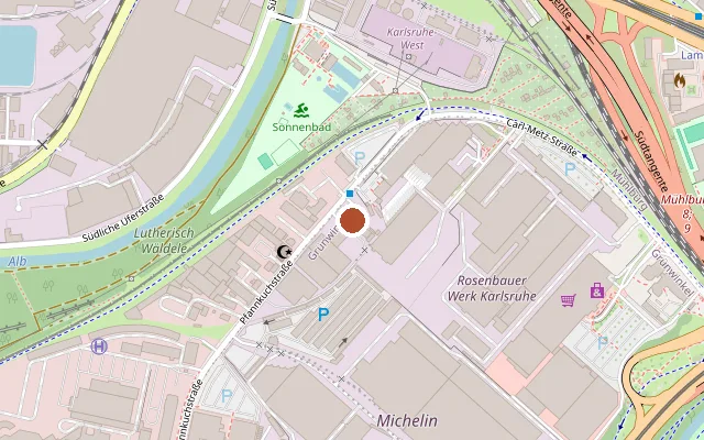 Map showing where Nachtwerk is