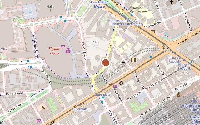 Map showing where Nahal is