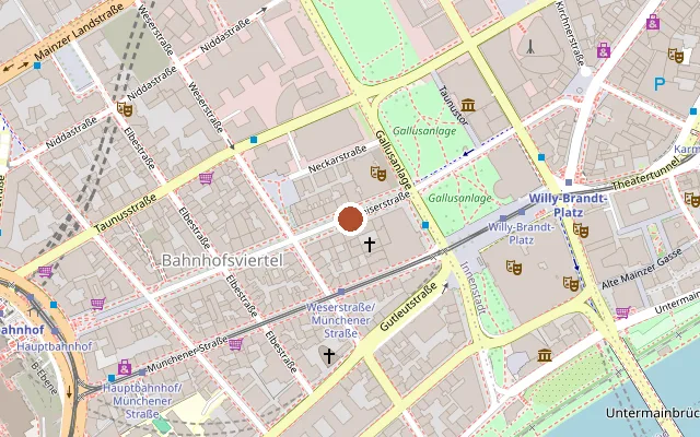 Map showing where Orange Peel is