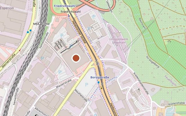 Map showing where Penthouse is
