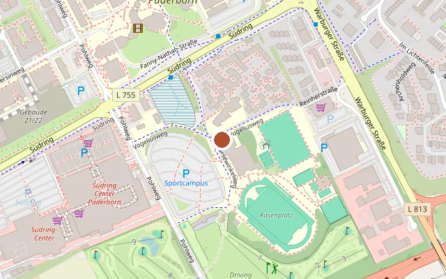 Map showing where P.l.u.s.S. & Friends is