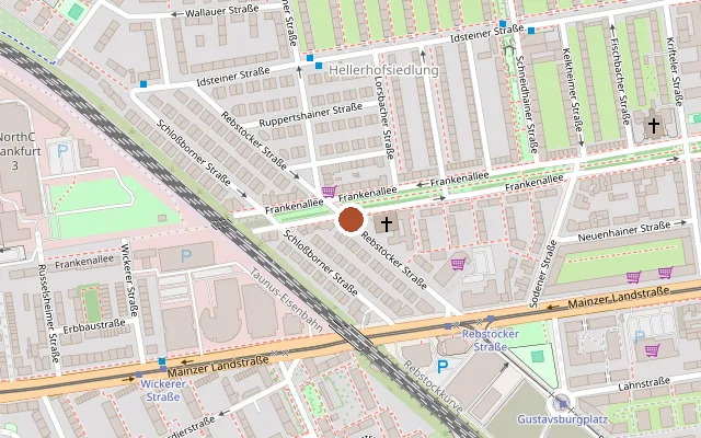 Map showing where Projekt: schwul und katholisch is