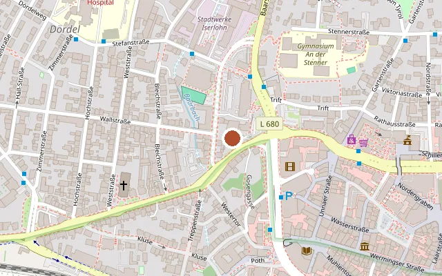 Map showing where Pura Luna is