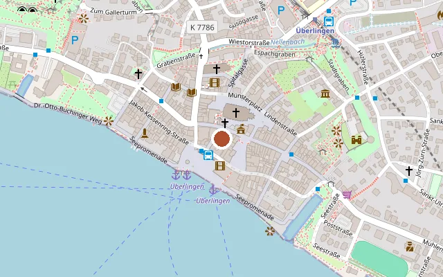 Map showing where Queer am See is