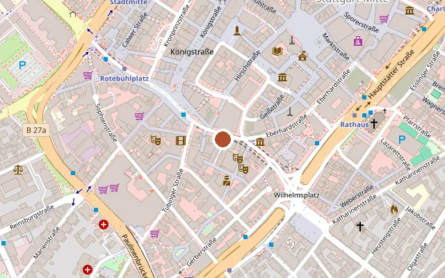 Map showing where QueerHarem is