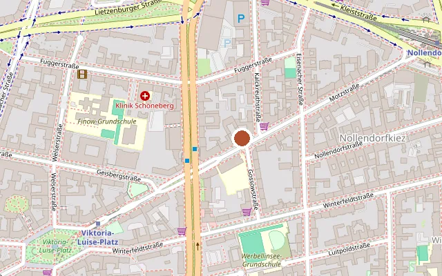 Map showing where Reizbar is